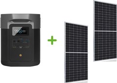 Комплект Зарядна станція DELTA Max 2000 1 шт + Сонячні панелі ALM 285M -120 2 шт