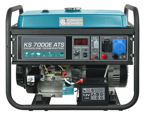 Бензиновий генератор Könner & Söhnen KS 7000E ATS 230V 5 кВт (1508481)