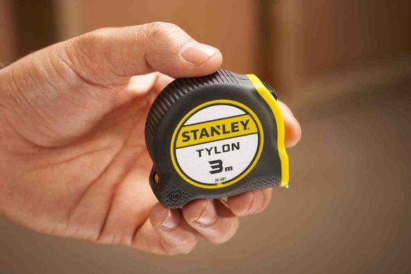 Рулетка измерительная Tylon&trade; длиной 3 м, шириной 12.7 мм, в пластмассовом корпусе STANLEY 0-30-687 1514161 фото