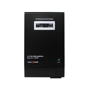 ДБЖ LogicPower LPY-W-PSW-5000VA+ з правильною синусоїдою 48V 10A/20A 5000VA+ 3.5 кВт (202262)