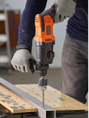 Перфоратор мережевий SDS-Plus BLACK+DECKER BEHS01K 1514706 фото