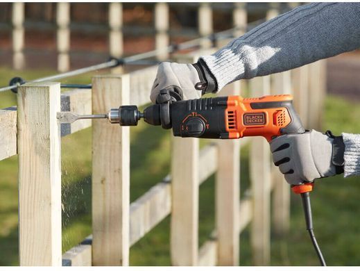 Перфоратор мережевий SDS-Plus BLACK+DECKER BEHS01K 1514706 фото