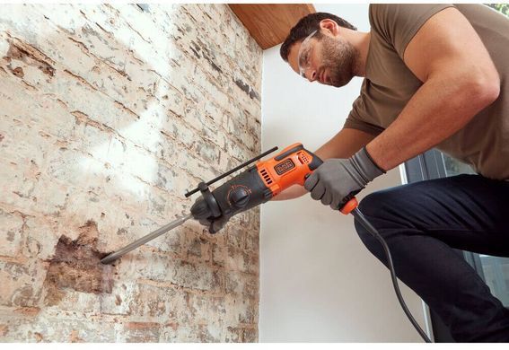 Перфоратор мережевий SDS-Plus BLACK+DECKER BEHS01K 1514706 фото