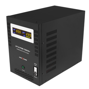 ДБЖ LogicPower LPY-B-PSW-7000VA+ з правильною синусоїдою 48V 10A/20A 7000VA+ 5 кВт (202265)