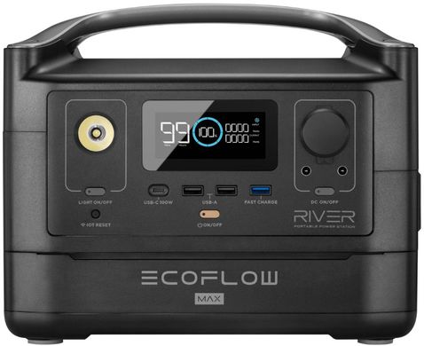 Зарядна станція EcoFlow RIVER Max (576 Вт·г) 600 Вт (202201)