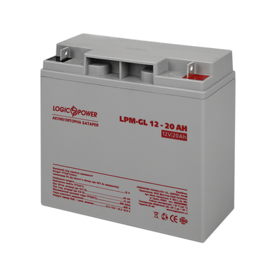 Аккумуляторная батарея LogicPower LPM-GL Гелевый 12V (20 А·г) (202270)