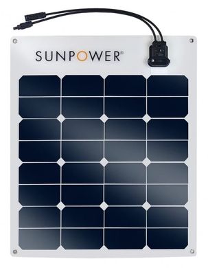 Гнучка сонячна панель SunPower Maxeon SPR-E-Flex-50 50 Вт (1508401)