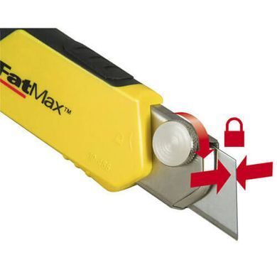 Ніж FatMax Cartridge довжиною 215 мм з лезом шириною 25 мм з сегментами, що відламуються STANLEY 0-10-486 1513421 фото