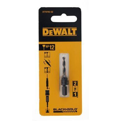 Свердло пілотне з зенкером FLIP&DRIVE №12 DeWALT DT70793 1515161 фото