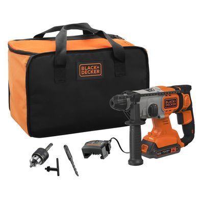 Аккумуляторный перфоратор BLACK+DECKER BCD900D1S 1514678 фото