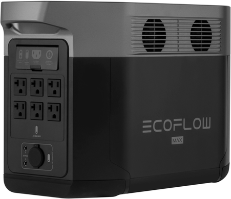 Комплект EcoFlow DELTA Max 2000 + PowerStream 800 Вт + 2 сонячні панелі по 400 Вт (2016 Вт·г) 2.4 кВт (1508707)