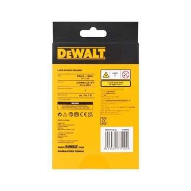 Далекомір лазерний DeWALT DWHT77100 1515486 фото