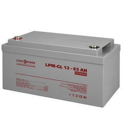 Аккумуляторная батарея LogicPower LPM-GL Гелевый 12V (65 А·г) (202286)