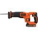 Пила шабельна акумуляторна BLACK+DECKER BDCR18E1 1514790 фото 2