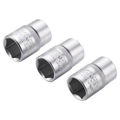Набір торцевих головок 1/2 Maxi Drive, із шестигранним профілем, 3 шт: 17, 18, 19 мм. STANLEY FMMT17094-0 1514385 фото