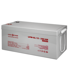 Аккумуляторная батарея LogicPower LPM-GL Гелевый 12V (280 А·г) (202291)
