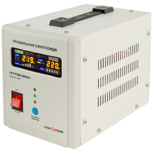 ДБЖ LogicPower LPY-PSW-800VA+ з правильною синусоїдою 12V 5A/15A 800VA+ 560 Вт (202252)