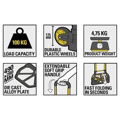 Тележка грузовая складная STANLEY SXWT-FT582 1517477 фото